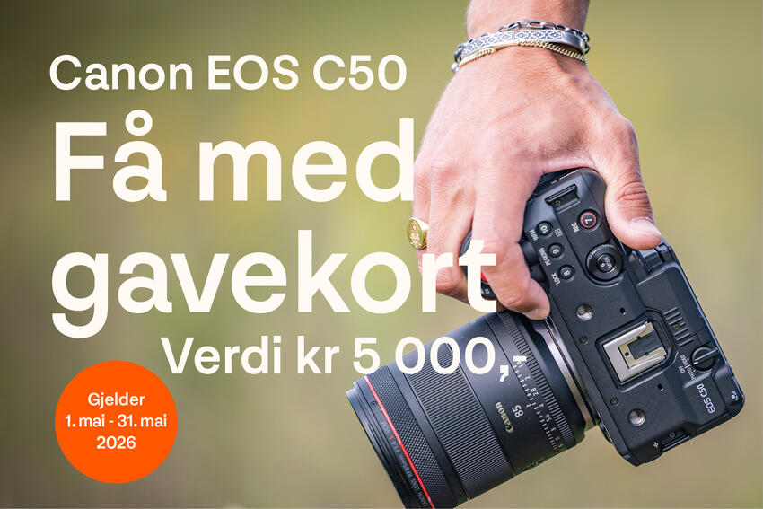 Canon EOS C50 + gavekort